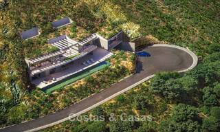 Architectonische designvilla met panoramisch berg- en zeezicht te koop in Marbella - Benahavis 804107 