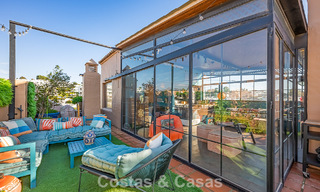 Ruim duplex penthouse met spectaculair dakterras te koop in Atalaya op de New Golden Mile tussen Marbella en Estepona 804639 