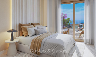 Luxe nieuwbouwappartementen met panoramisch zeezicht te koop in La Cala de Mijas, Costa del Sol 804600 