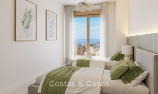 Luxe nieuwbouwappartementen met panoramisch zeezicht te koop in La Cala de Mijas, Costa del Sol 804602 