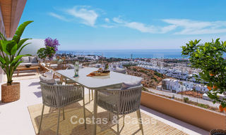 Luxe nieuwbouwappartementen met panoramisch zeezicht te koop in La Cala de Mijas, Costa del Sol 804605 