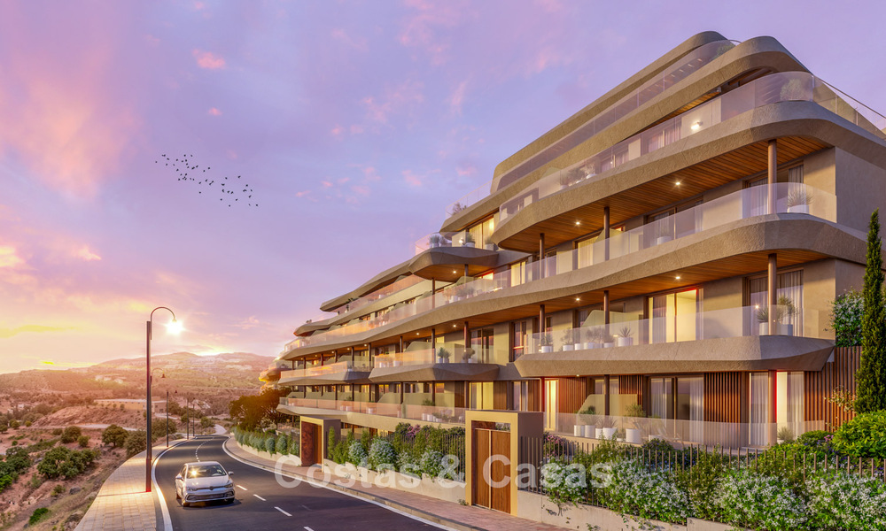 Luxe nieuwbouwappartementen met panoramisch zeezicht te koop in La Cala de Mijas, Costa del Sol 804611