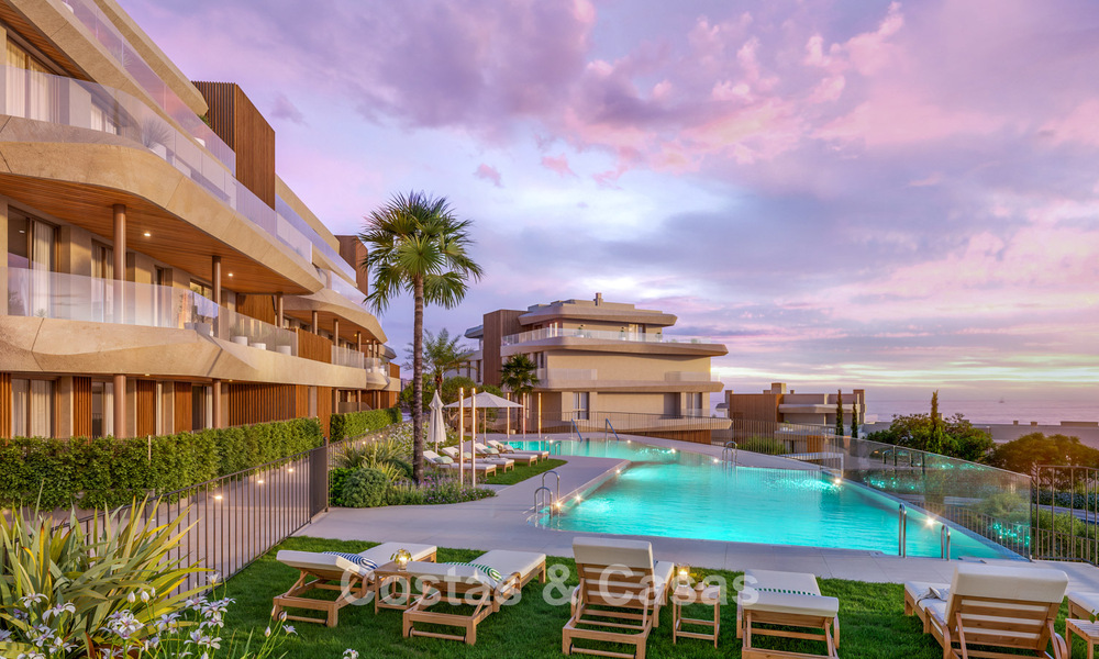 Luxe nieuwbouwappartementen met panoramisch zeezicht te koop in La Cala de Mijas, Costa del Sol 804612