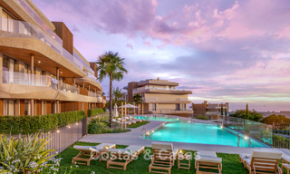 Luxe nieuwbouwappartementen met panoramisch zeezicht te koop in La Cala de Mijas, Costa del Sol 804612 