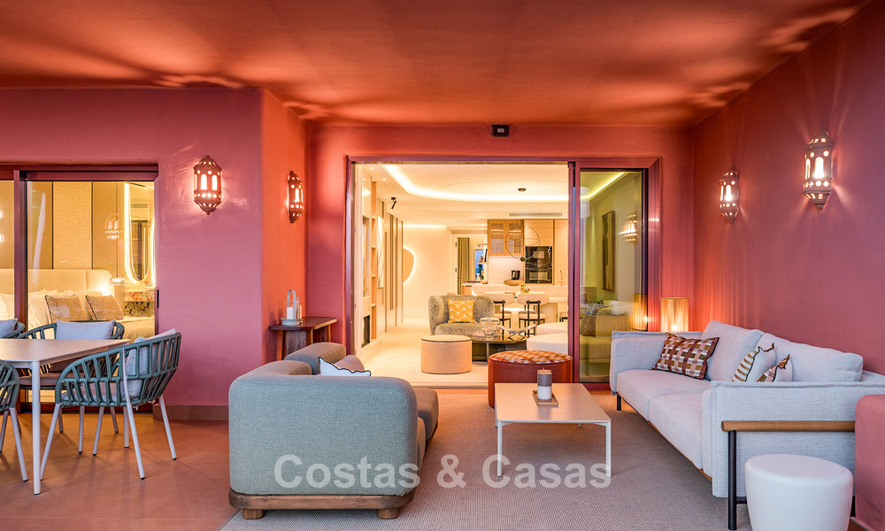 Eigentijds gerenoveerd appartement met open zeezicht te koop op de New Golden Mile, tussen Marbella en Estepona 804706
