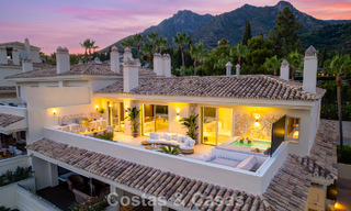 Luxueus, eigentijd gerenoveerd penthouse met panoramisch zeezicht te koop in Sierra Blanca op de Golden Mile, Marbella 804800 