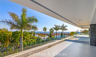 Exclusieve eigentijdse villa met panoramisch zeezicht te koop in Los Flamingos een 5* golfresort in Marbella - Benahavis 804760 