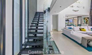Exclusieve eigentijdse villa met panoramisch zeezicht te koop in Los Flamingos een 5* golfresort in Marbella - Benahavis 804775 