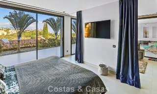 Exclusieve eigentijdse villa met panoramisch zeezicht te koop in Los Flamingos een 5* golfresort in Marbella - Benahavis 804792 