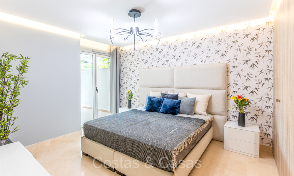 Moderne luxe appartementen te koop met zeezicht in Botanic, een beveiligde urbanisatie in Benahavis - Marbella 805498