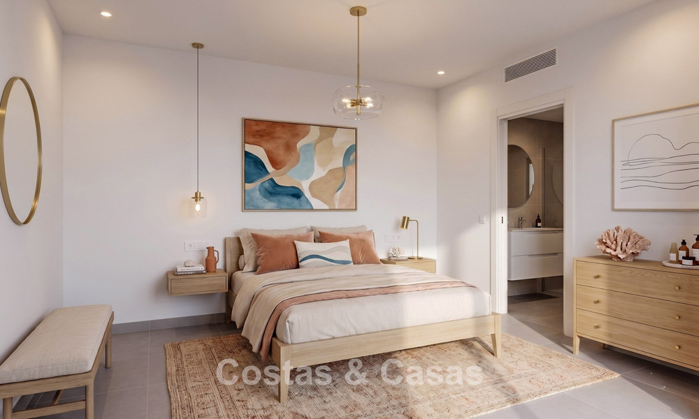 5 exclusieve geschakelde woningen te koop in het charmant oud-centrum van Estepona 805625