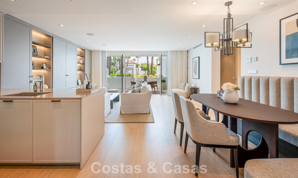 Luxueus gerenoveerd 3-slaapkamer appartement te koop in Puente Romano, op Marbella’s Golden Mile 805770