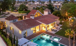 Luxueuze, gelijkvloerse villa met verwarmd zwembad te koop, beachside nabij Puerto Banus en San Pedro, Marbella 805794 