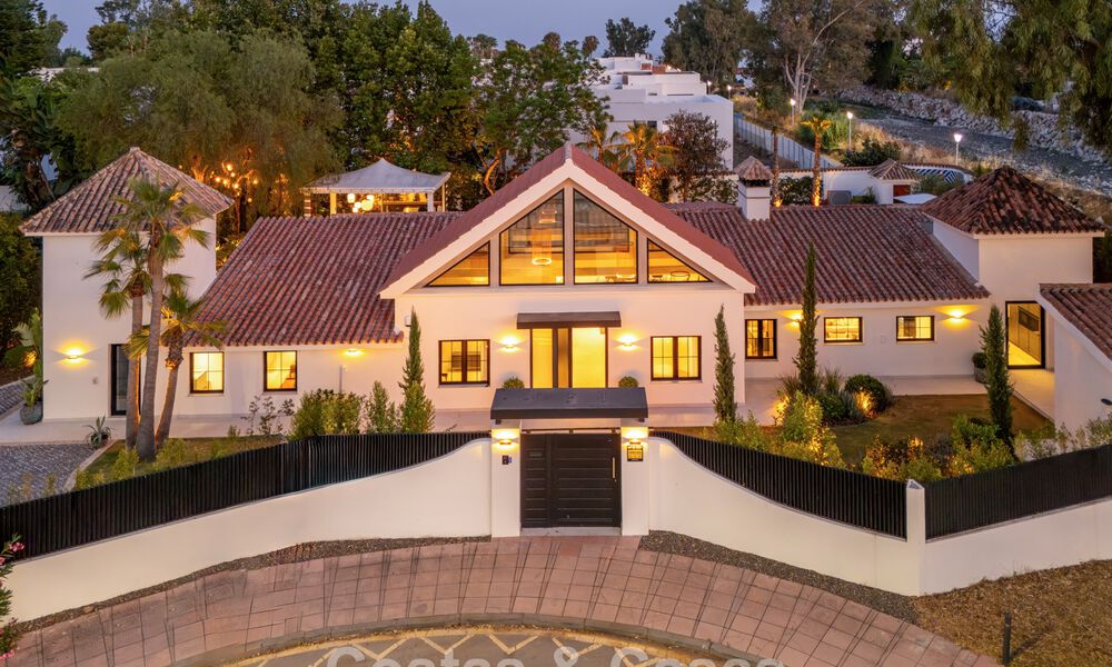 Luxueuze, gelijkvloerse villa met verwarmd zwembad te koop, beachside nabij Puerto Banus en San Pedro, Marbella 805796
