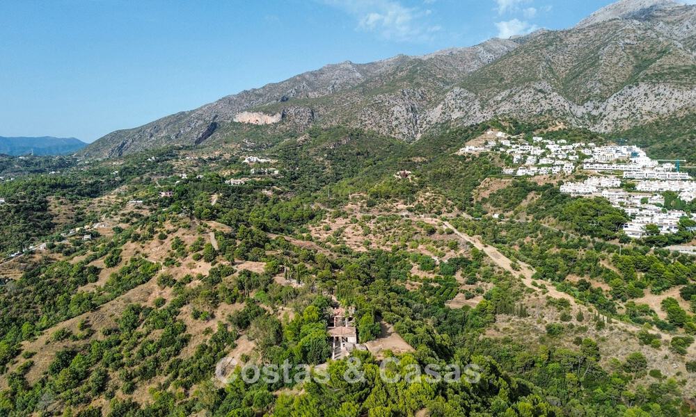 Luxe totaalrenovatieproject met privé-schiereiland en panoramisch zicht op het meer te koop in Istan, Marbella 805845