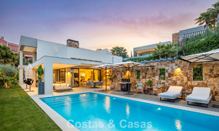 Luxe moderne villa met zeezicht te koop in Nueva Andalucia’s golfvallei, Marbella 806059 