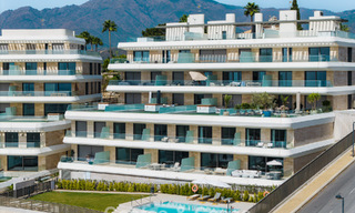 Nieuw duplex appartement met panoramisch zeezicht te koop op de New Golden Mile tussen Marbella en Estepona 806122 