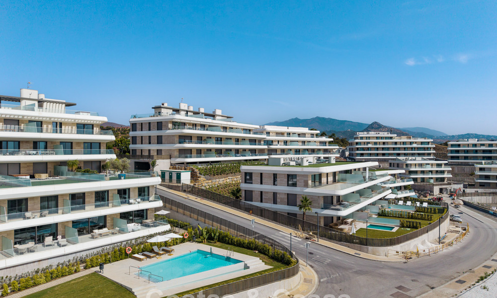 Nieuw duplex appartement met panoramisch zeezicht te koop op de New Golden Mile tussen Marbella en Estepona 806123