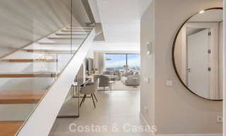 Nieuw duplex appartement met panoramisch zeezicht te koop op de New Golden Mile tussen Marbella en Estepona 806125 