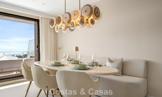 Nieuw duplex appartement met panoramisch zeezicht te koop op de New Golden Mile tussen Marbella en Estepona 806129 