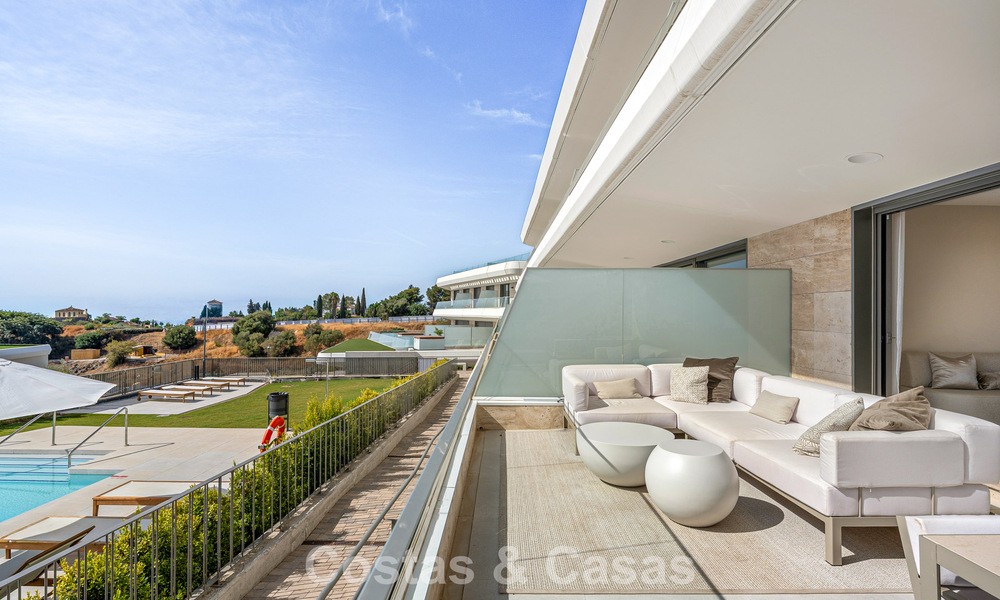 Nieuw duplex appartement met panoramisch zeezicht te koop op de New Golden Mile tussen Marbella en Estepona 806133