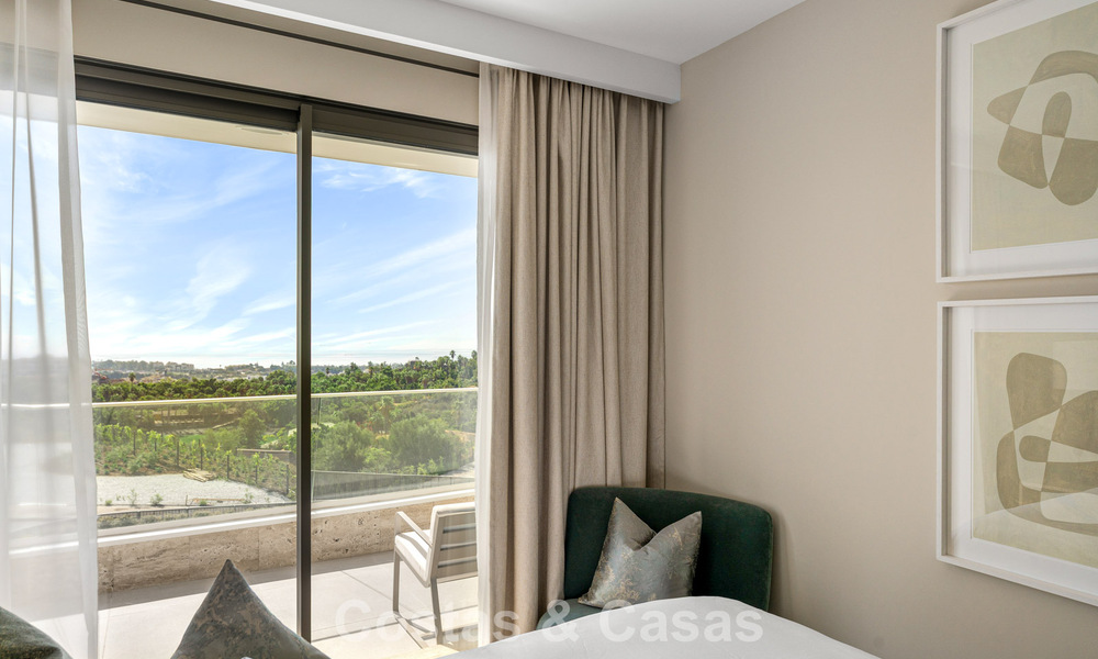 Nieuw duplex appartement met panoramisch zeezicht te koop op de New Golden Mile tussen Marbella en Estepona 806145