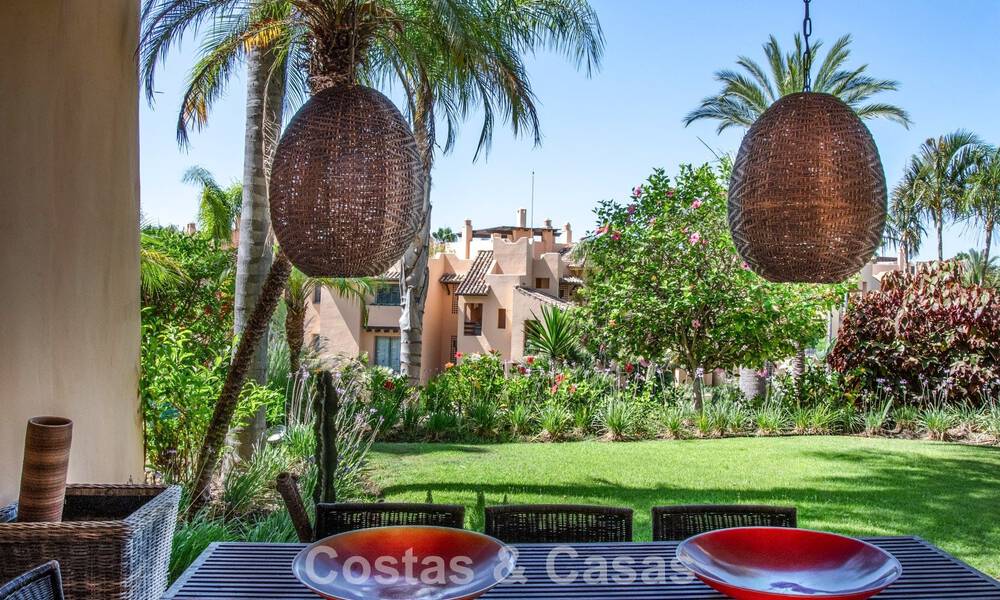 Exclusief gelijkvloers appartement met privétuin te koop op de Golden Mile van Marbella 806194