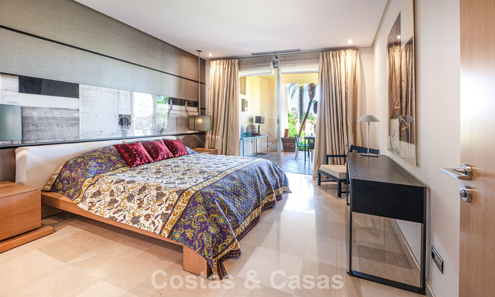 Exclusief gelijkvloers appartement met privétuin te koop op de Golden Mile van Marbella 806213