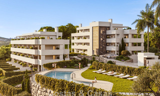 Moderne nieuwbouwappartementen te koop in een rustige woonwijk in Manilva, Costa del Sol 806325 