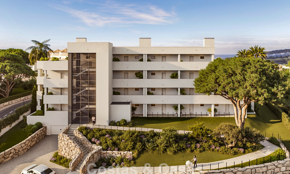 Moderne nieuwbouwappartementen te koop in een rustige woonwijk in Manilva, Costa del Sol 806329