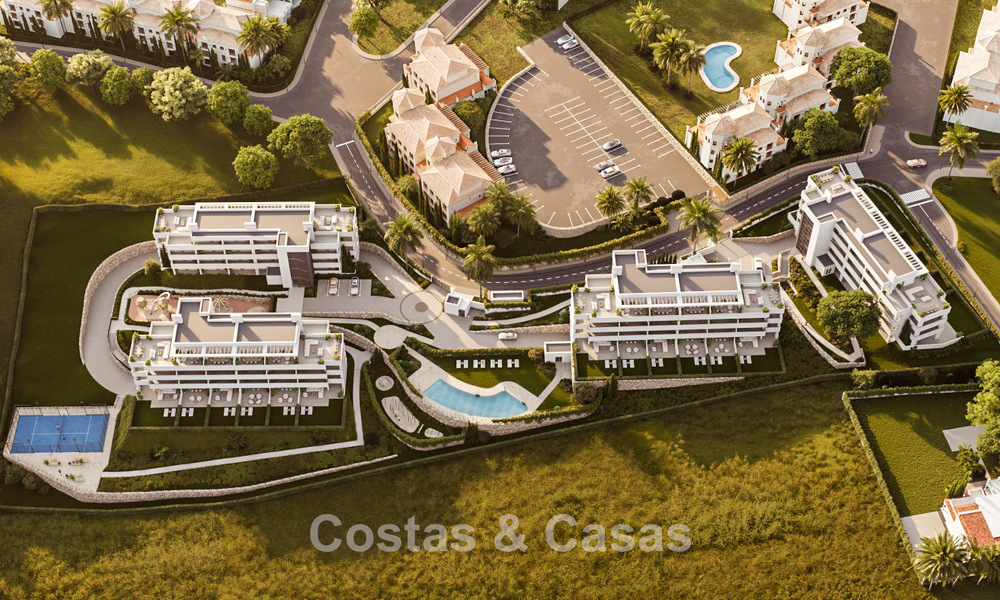 Moderne nieuwbouwappartementen te koop in een rustige woonwijk in Manilva, Costa del Sol 806330