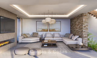 Grensverleggende designvilla met spectaculair zeezicht te koop in een exclusief golfresort in de heuvels van Marbella - Benahavis 806647 