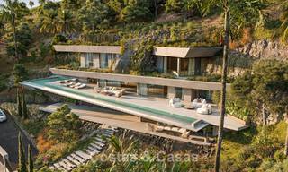 Grensverleggende designvilla met spectaculair zeezicht te koop in een exclusief golfresort in de heuvels van Marbella - Benahavis 806652 