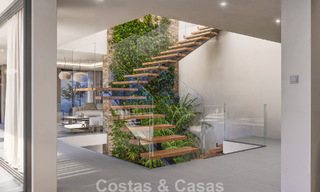 Grensverleggende designvilla met spectaculair zeezicht te koop in een exclusief golfresort in de heuvels van Marbella - Benahavis 806657 