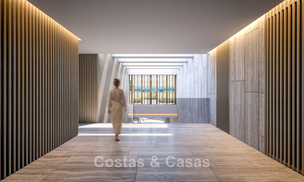 Vooruitstrevende designvilla met adembenemend golf-en zeezicht te koop in La Reserva, Sotogrande 806945