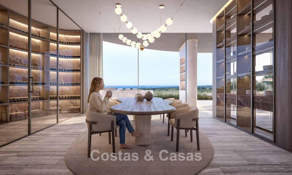 Vooruitstrevende designvilla met adembenemend golf-en zeezicht te koop in La Reserva, Sotogrande 806947