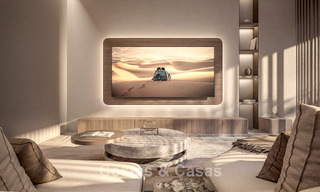 Vooruitstrevende designvilla met adembenemend golf-en zeezicht te koop in La Reserva, Sotogrande 806954 