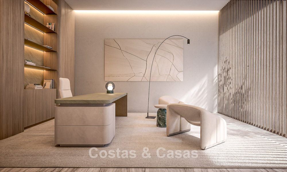 Vooruitstrevende designvilla met adembenemend golf-en zeezicht te koop in La Reserva, Sotogrande 806955