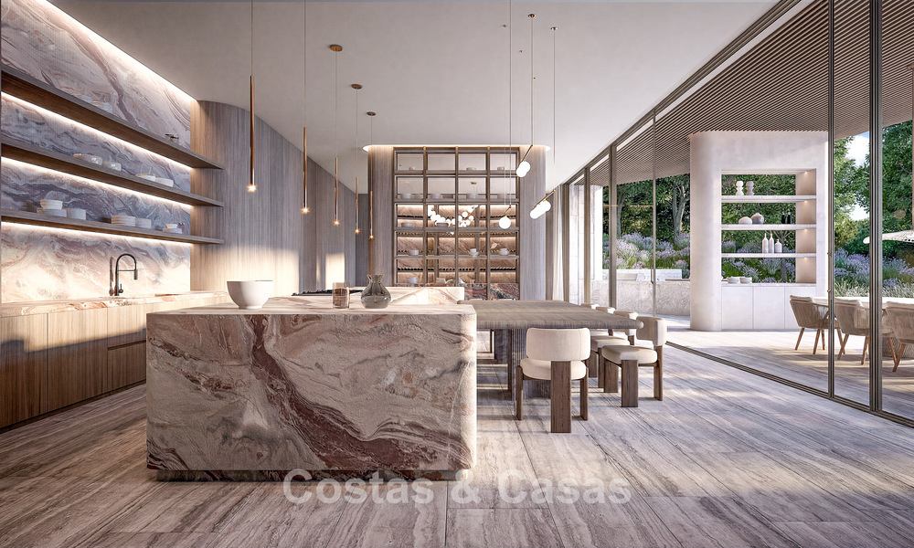 Vooruitstrevende designvilla met adembenemend golf-en zeezicht te koop in La Reserva, Sotogrande 806964