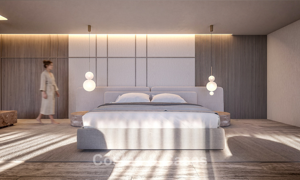 Vooruitstrevende designvilla met adembenemend golf-en zeezicht te koop in La Reserva, Sotogrande 806967