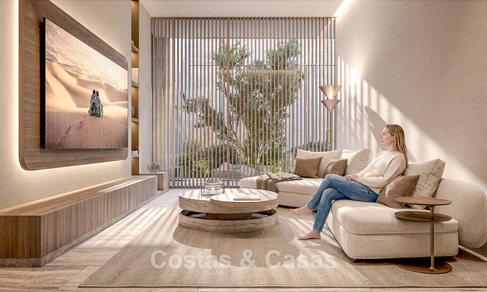 Vooruitstrevende designvilla met adembenemend golf-en zeezicht te koop in La Reserva, Sotogrande 806969