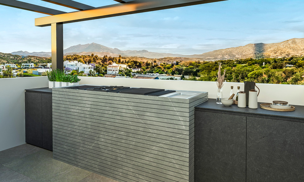 Eigentijdse nieuwbouwvilla te koop in Nueva Andalucia’s golfvallei, Marbella 806978