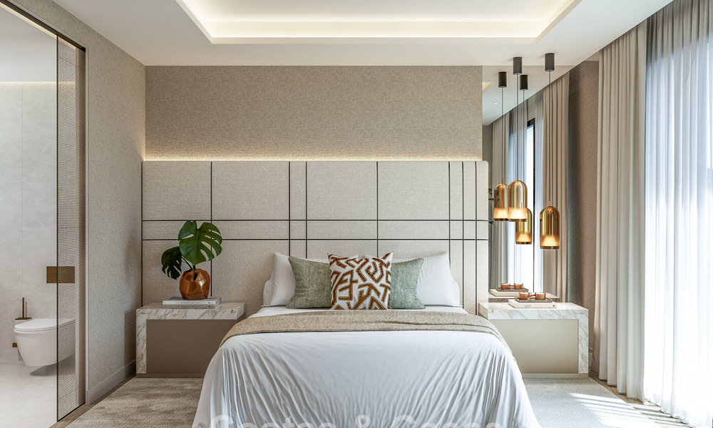 Eigentijdse nieuwbouwvilla te koop in Nueva Andalucia’s golfvallei, Marbella 806979