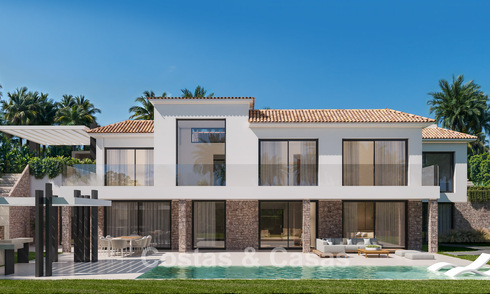 Eigentijdse nieuwbouwvilla te koop in Nueva Andalucia’s golfvallei, Marbella 806983