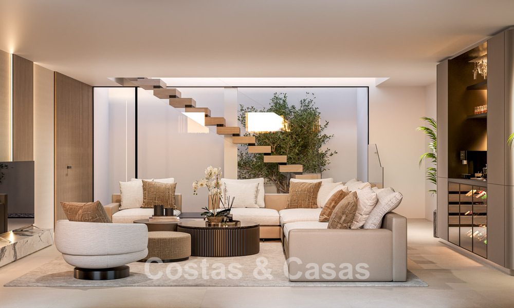 Eigentijdse nieuwbouwvilla te koop in Nueva Andalucia’s golfvallei, Marbella 806989