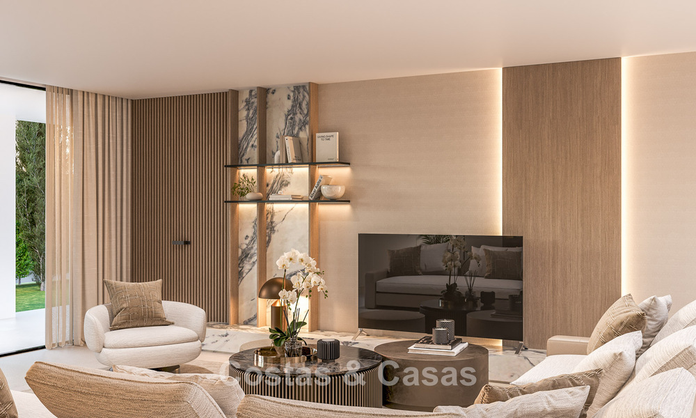 Eigentijdse nieuwbouwvilla te koop in Nueva Andalucia’s golfvallei, Marbella 806993