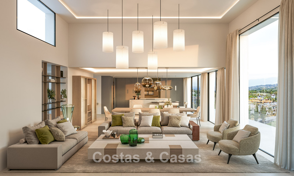 Eigentijdse nieuwbouwvilla te koop in Nueva Andalucia’s golfvallei, Marbella 806997