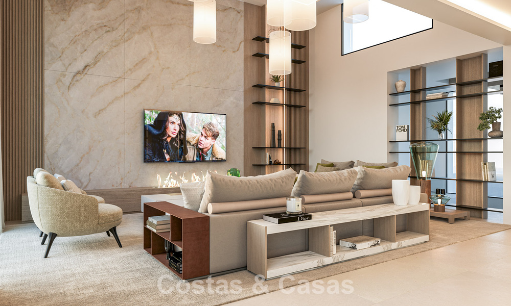 Eigentijdse nieuwbouwvilla te koop in Nueva Andalucia’s golfvallei, Marbella 806999