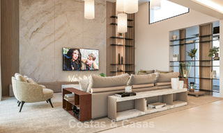 Eigentijdse nieuwbouwvilla te koop in Nueva Andalucia’s golfvallei, Marbella 806999 