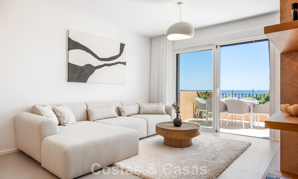 Appartementen met zeezicht te koop in Riviera Andaluza op wandelafstand van Estepona centrum 806478